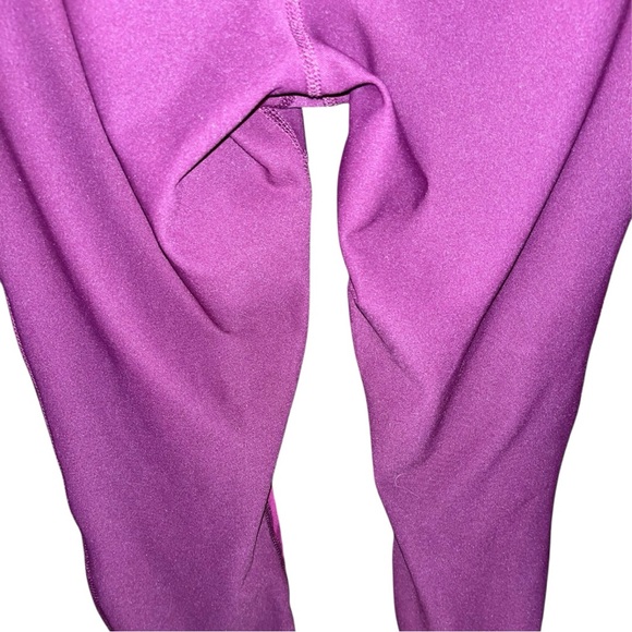 2/$20 🩷 90 Degree by Reflex Women’s Mesh Panel Activewear Leggings SIZE S PURPLE - Picture 5 of 7